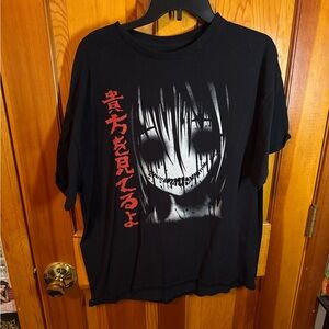 XL Black Graphic anime